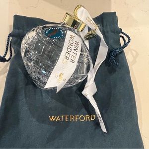 NEW IN BOX Waterford Winter Wonders Clear Rose Bauble Ornament - 2022